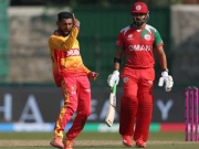 ٹی ٹوئنٹی ورلڈکپ: زمبابوے کی شاندار بولنگ، عمان 103 رنز پر آل آؤٹ